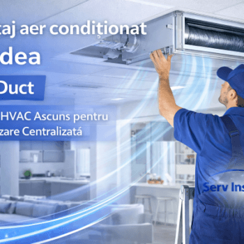 Instalare profesională Midea duct pentru locuințe premium și spații comerciale