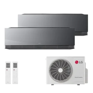 Aer condiționat multisplit LG ARTCOOL AI Air Mirror 2 unități 2×9000 BTU (2× AA09SP + MU3R19)