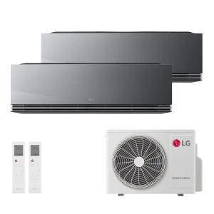 Aer condiționat multisplit LG ARTCOOL AI Air Mirror 2 unități 2×12000 BTU (2× AA12SP + MU3R19)