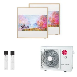 Aer condiționat multisplit LG ARTCOOL Gallery Premium 2 unități 2×12000 BTU (2× A12GA2 + MU4R25)