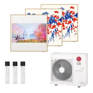 Aer condiționat multisplit LG ARTCOOL Gallery Premium + ARTCOOL Gallery Special 3 unități 2×9000+12000 BTU (A12GA2 + 2× A09GA1 + MU5R30)