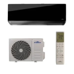 Set Fisher Black: unitate interioară, exterioară și telecomandă