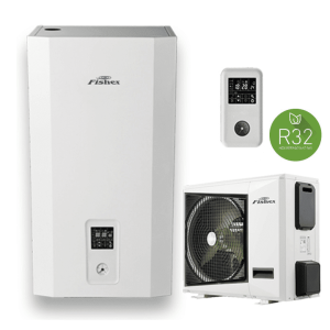 Pompă de căldură aer-apă Fisher e-HeatR split 8 kW, monofazică