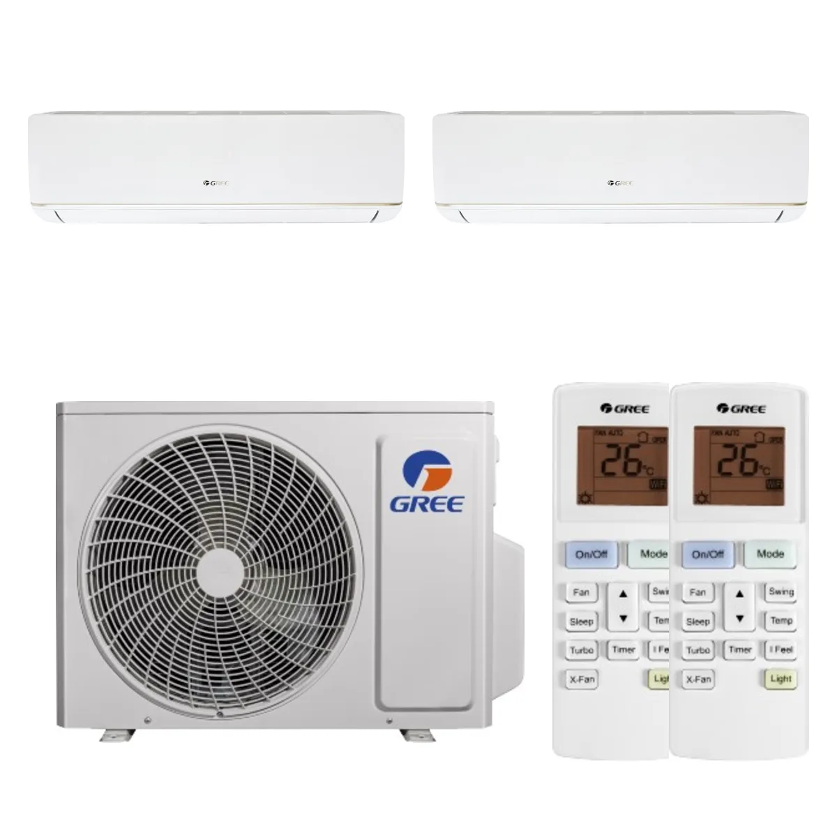 Multisplit Gree Free Match 2 unități 2×12000 BTU Multisplit Gree Free Match 2 unități 2×12000 BTU