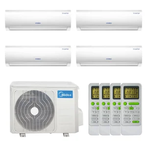Set multisplit Hyundai 4 unități 4×9000 BTU