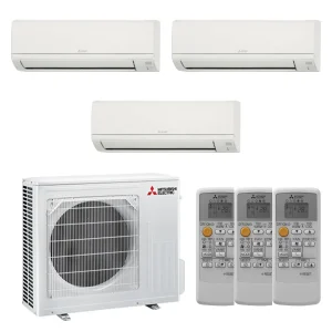 Set multisplit multisplit Mitsubishi Electric MSZ-DW 3 unități 2×9000+12000 BTU
