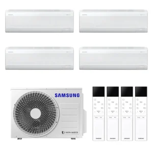 Set multisplit multisplit Samsung Wind-Free Comfort 4 unități 4×9000 BTU