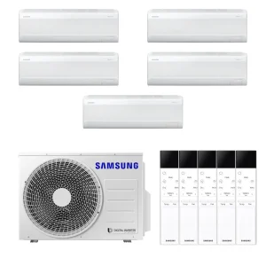Set multisplit multisplit Samsung Wind-Free Comfort 5 unități 5×9000 BTU